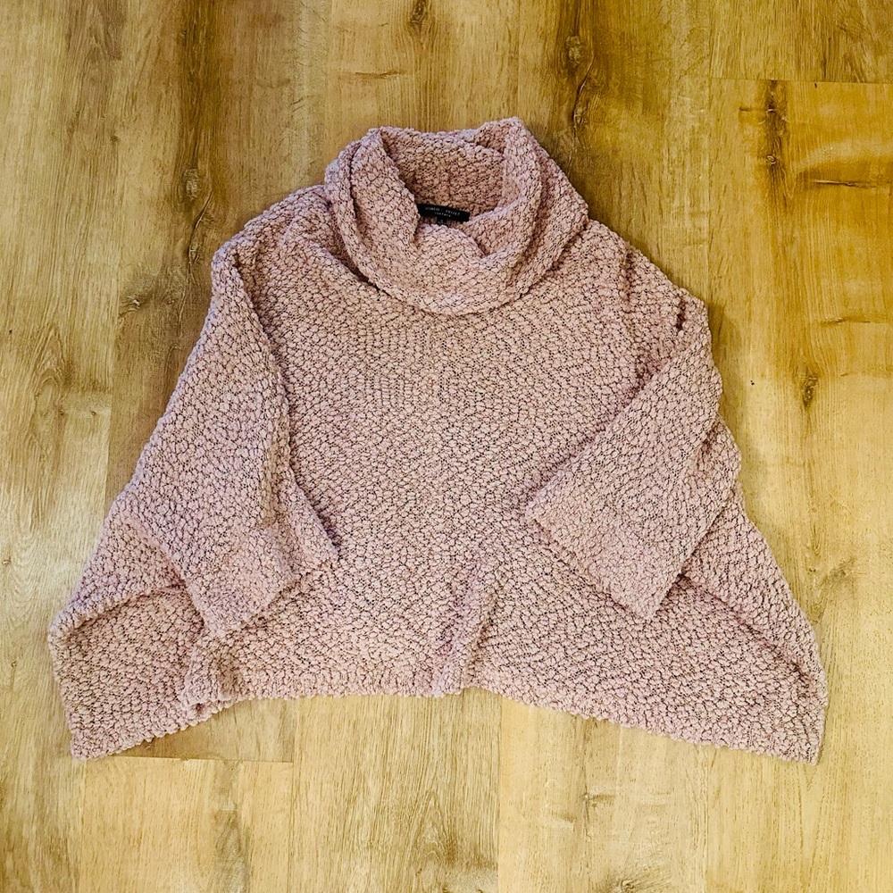Romeo & Juliet Couture Blush Cowl Neck Sweater